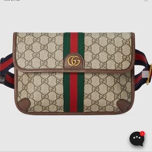 Authentic Gucci Small Ophidia Belt/Shoulder Bag